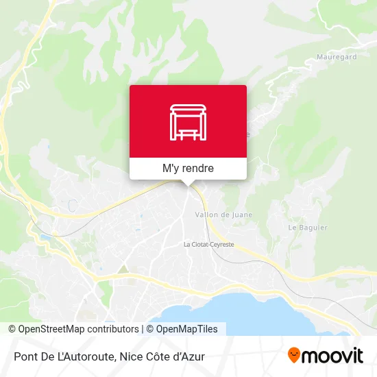 Pont De L'Autoroute plan