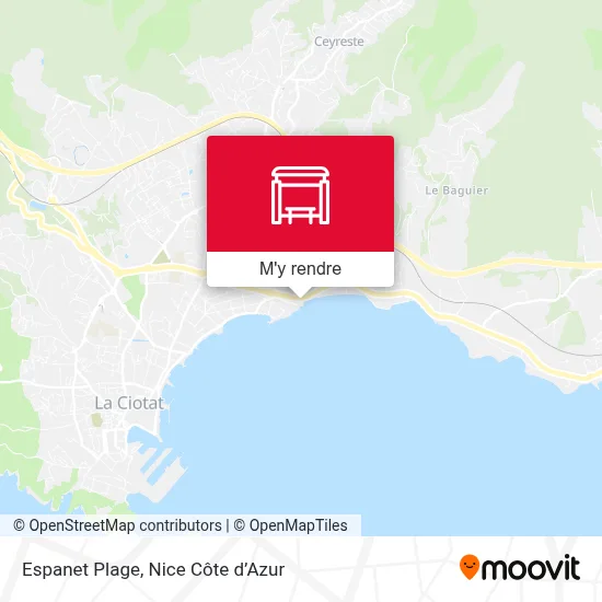 Espanet Plage plan