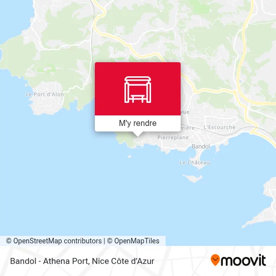 Bandol - Athena Port plan