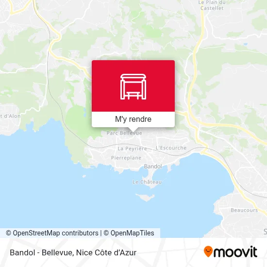 Bandol - Bellevue plan
