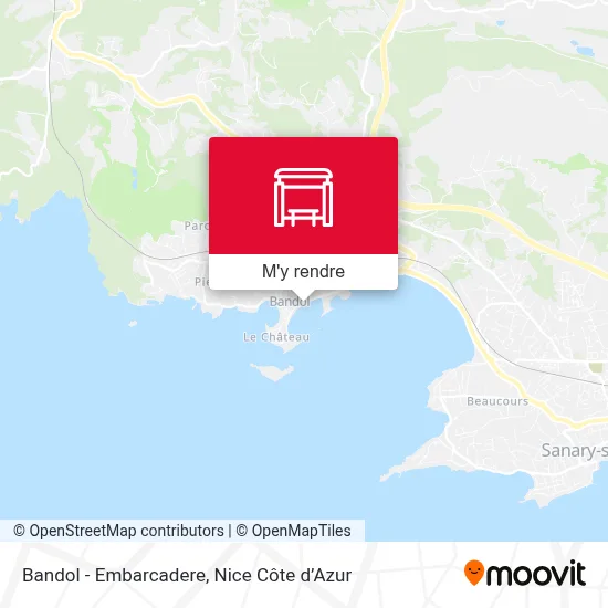 Bandol - Embarcadere plan