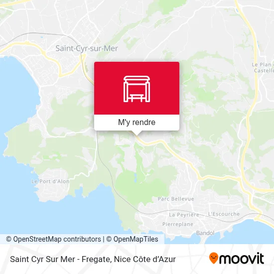 Saint Cyr Sur Mer - Fregate plan