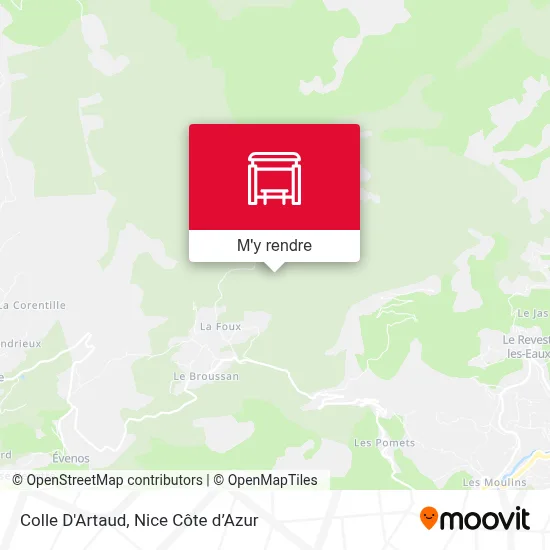 Colle D'Artaud plan
