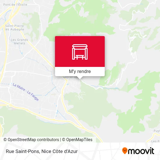 Rue Saint-Pons plan