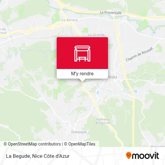 La Begude plan