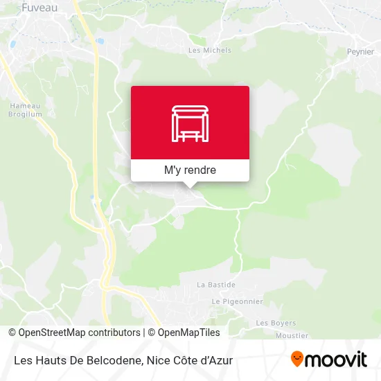 Les Hauts De Belcodene plan