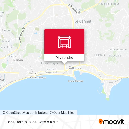 Place Bergia plan