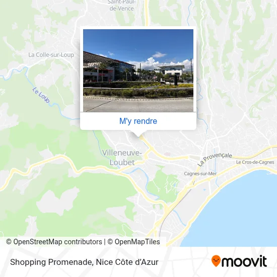 Shopping Promenade plan