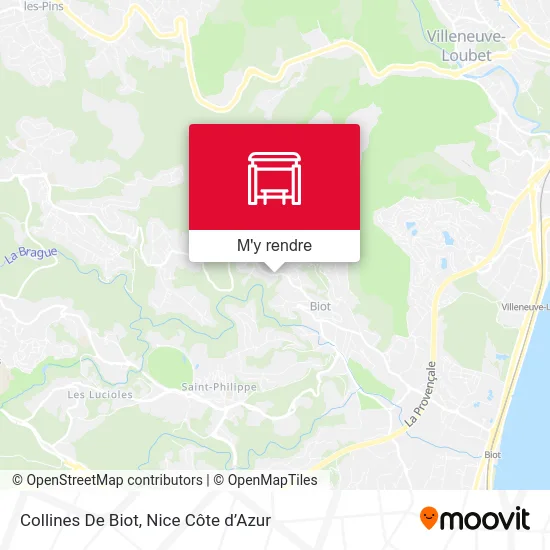 Collines De Biot plan