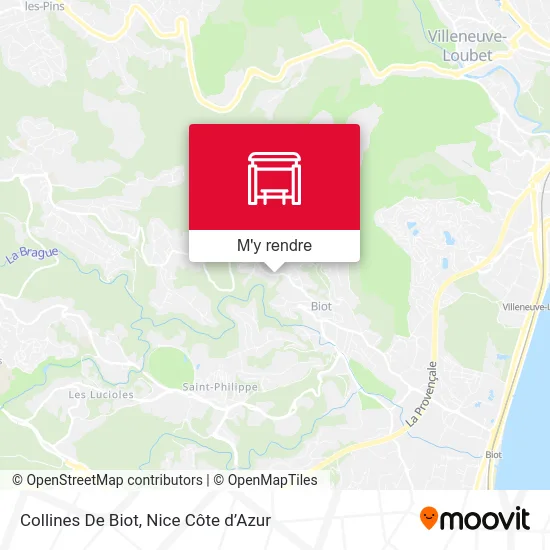 Collines De Biot plan