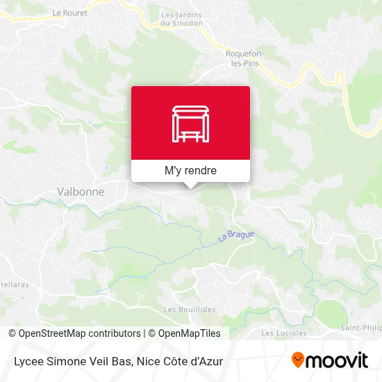 Lycee Simone Veil Bas plan