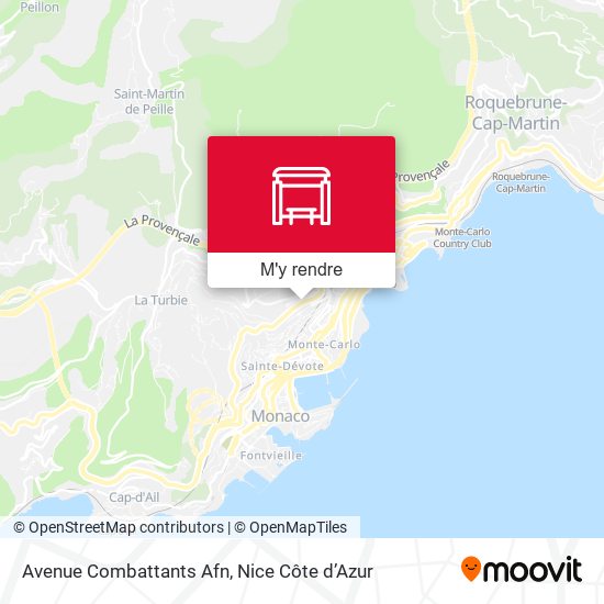 Avenue Combattants Afn plan