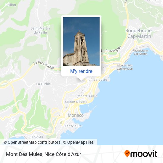 Mont Des Mules plan