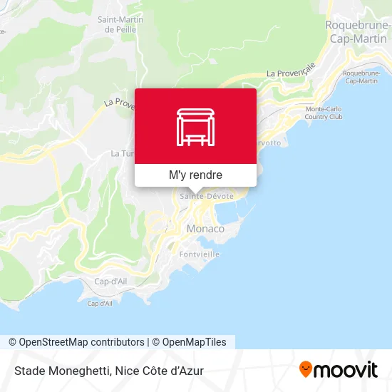 Stade Moneghetti plan