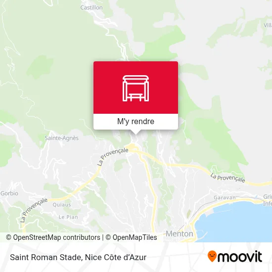 Saint Roman Stade plan