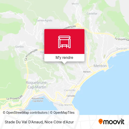 Stade Du Val D'Anaud plan