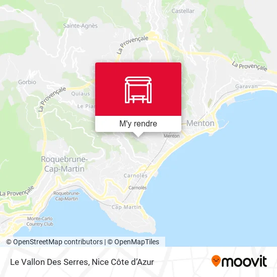 Le Vallon Des Serres plan