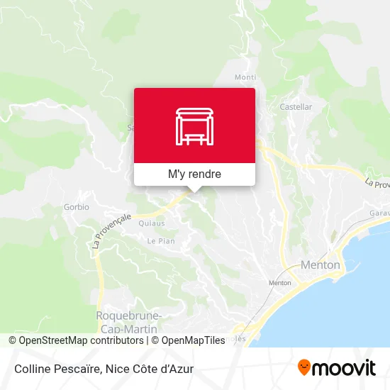 Colline Pescaïre plan