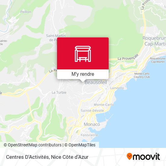 Centres D'Activités plan