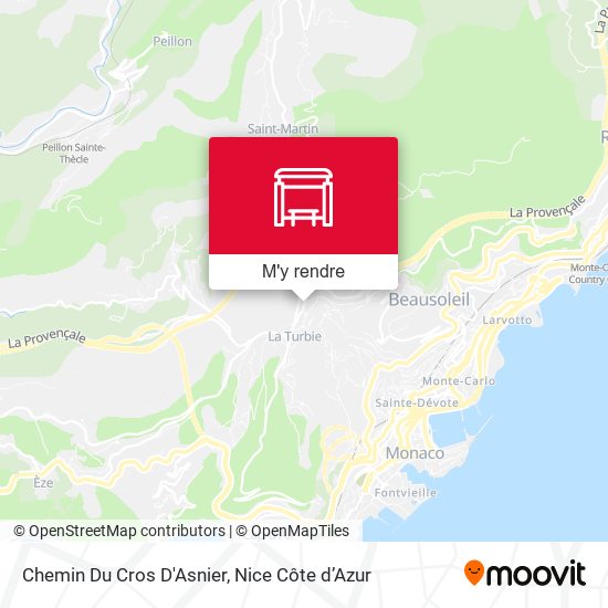 Chemin Du Cros D'Asnier plan