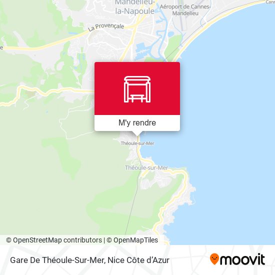 Gare De Théoule-Sur-Mer plan
