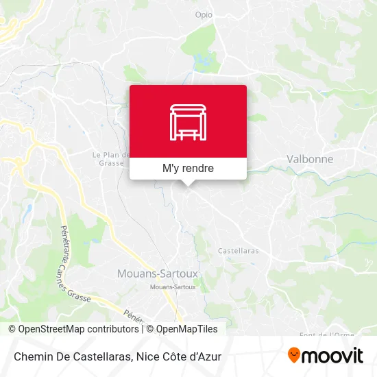 Chemin De Castellaras plan