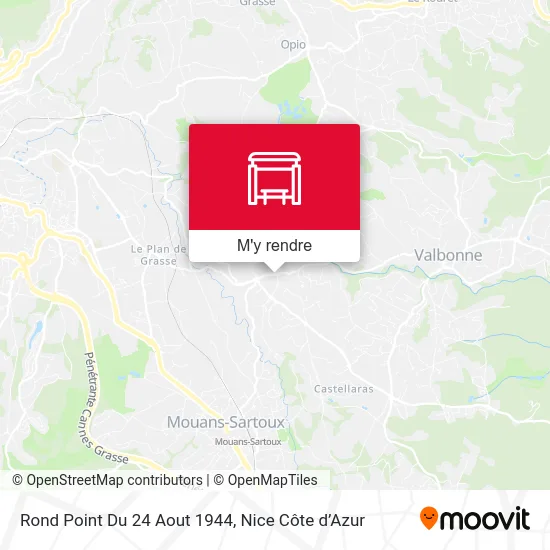 Rond Point Du 24 Aout 1944 plan