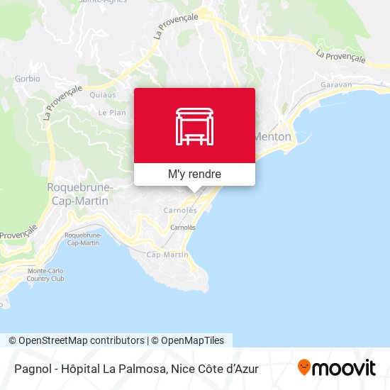 Pagnol - Hôpital La Palmosa plan