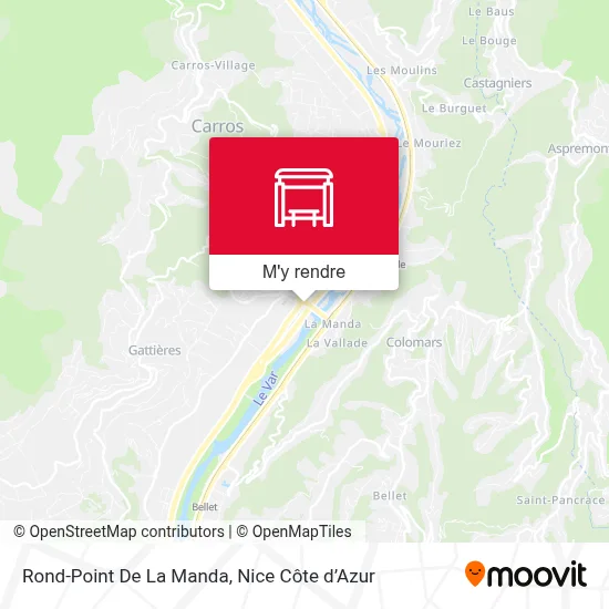 Rond-Point De La Manda plan