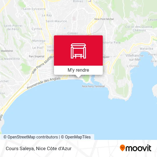 Cours Saleya plan