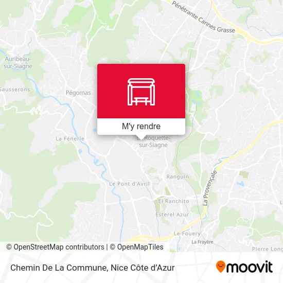 Chemin De La Commune plan