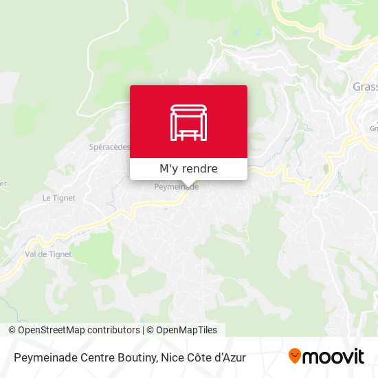 Peymeinade Centre Boutiny plan
