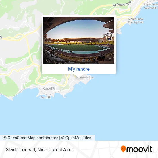 Stade Louis II plan