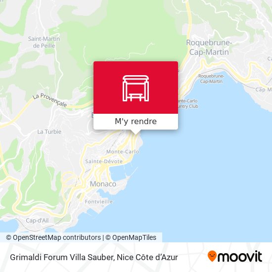 Grimaldi Forum Villa Sauber plan
