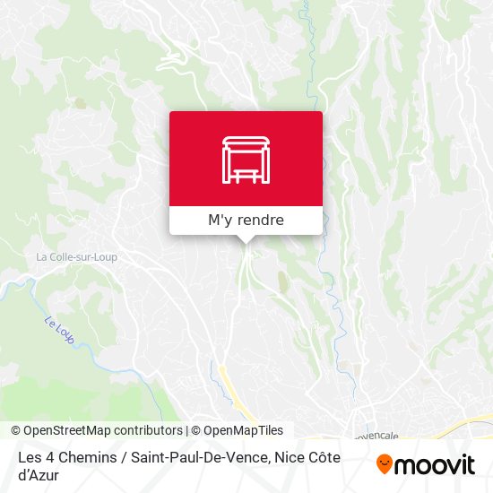 Les 4 Chemins / Saint-Paul-De-Vence plan