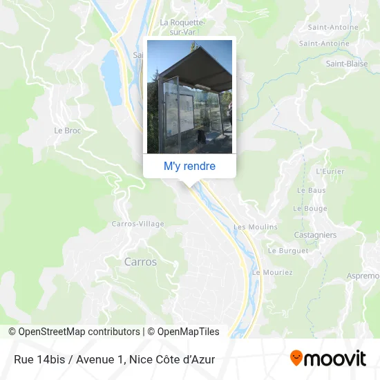 Rue 14bis / Avenue 1 plan