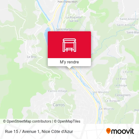 Rue 15 / Avenue 1 plan