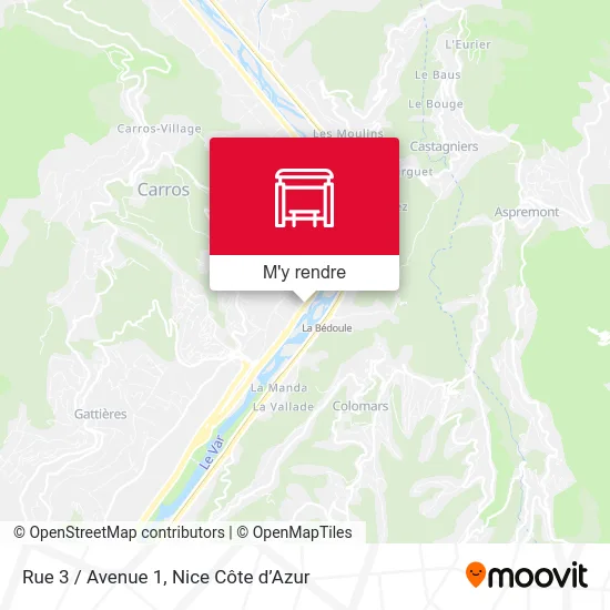 Rue 3 / Avenue 1 plan