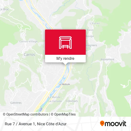 Rue 7 / Avenue 1 plan