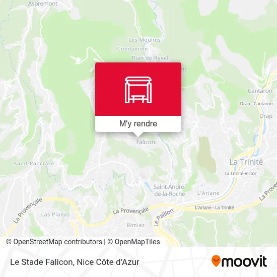 Le Stade Falicon plan