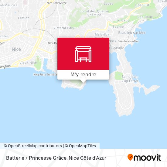 Batterie / Princesse Grâce plan