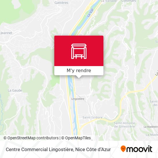 Centre Commercial Lingostière plan