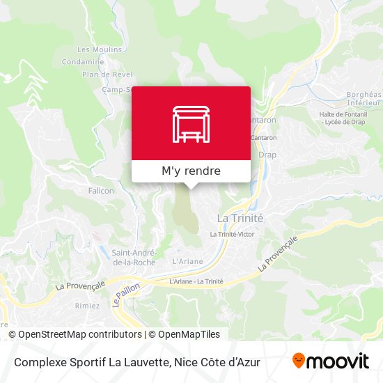 Complexe Sportif La Lauvette plan