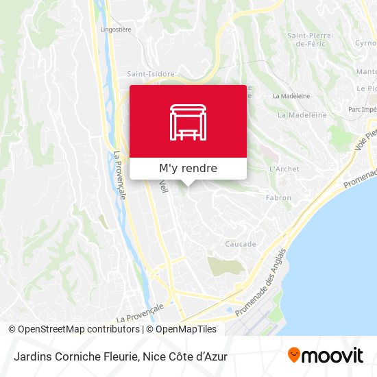 Jardins Corniche Fleurie plan