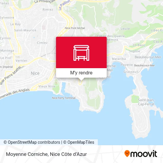 Moyenne Corniche plan