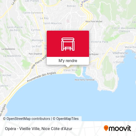 Opéra - Vieille Ville plan