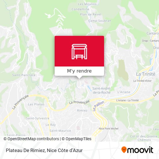 Plateau De Rimiez plan