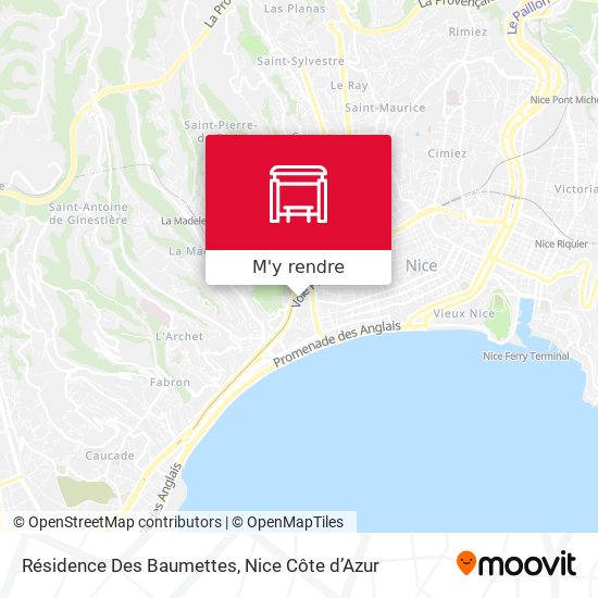 Résidence Des Baumettes plan