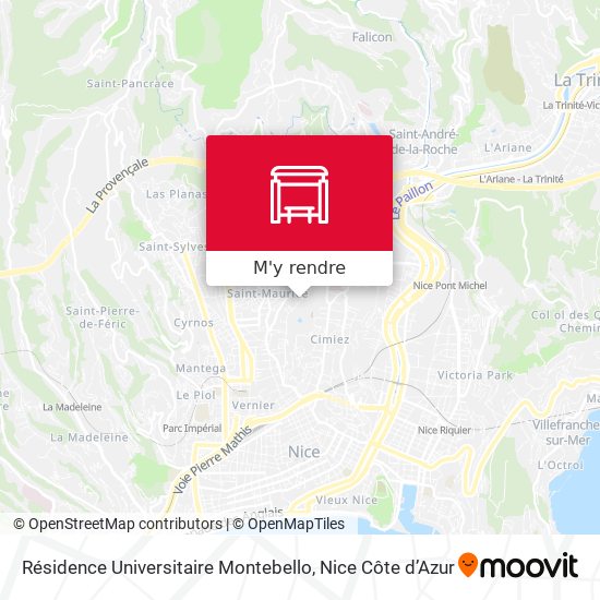 Résidence Universitaire Montebello plan