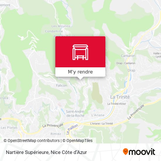 Nartière Supérieure plan